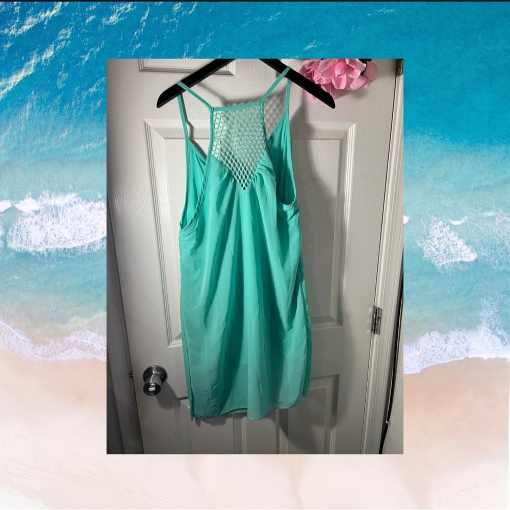 Turquoise Swimsuit cover up